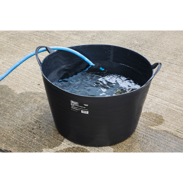 Sealey SFT65 ⏐ Heavy-Duty Flexi Tub 65L - Black