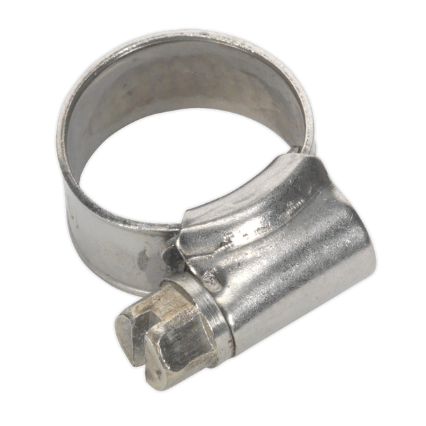 Sealey SHCSS000 ⏐ Stainless Steel Hose Clip 10-16mm - Pack of 10