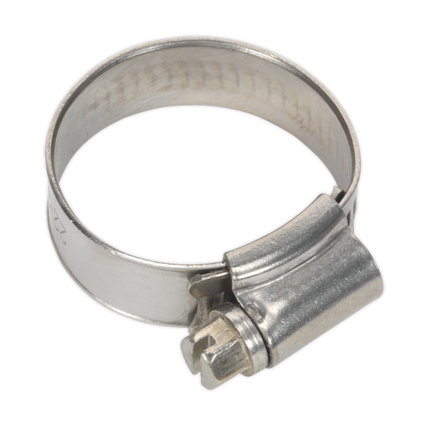 Sealey SHCSS0X ⏐ Stainless Steel Hose Clip 22-32mm - Pack of 10