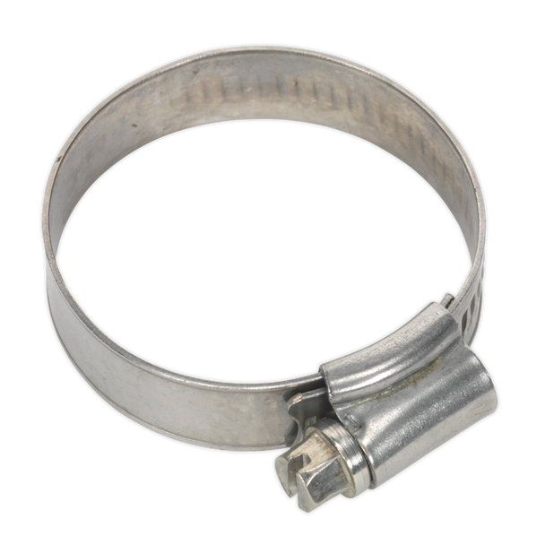Sealey SHCSS1 ⏐ Stainless Steel Hose Clip 32-44mm - Pack of 10