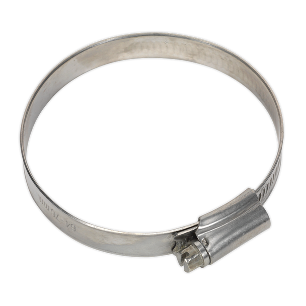 Sealey SHCSS3 ⏐ Stainless Steel Hose Clip 64-76mm - Pack of 10