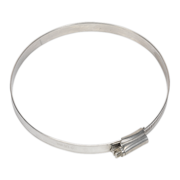 Sealey SHCSS5 ⏐ Stainless Steel Hose Clip 110-130mm - Pack of 5