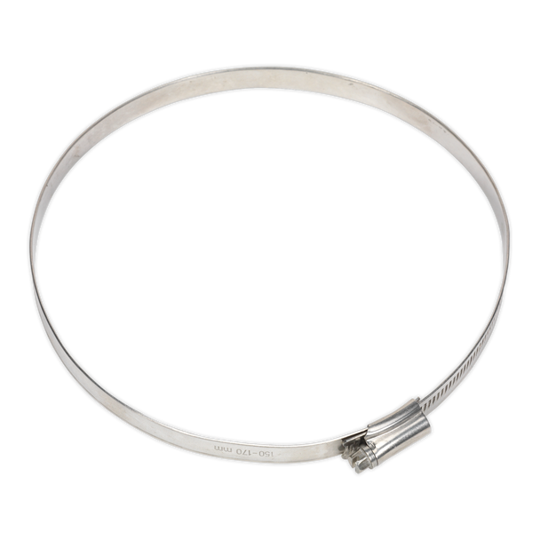 Sealey SHCSS7 ⏐ Stainless Steel Hose Clip 150-170mm - Pack of 5