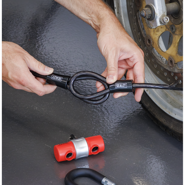 Sealey SHGCL5 ⏐ Motorcycle Cable Lock 5m