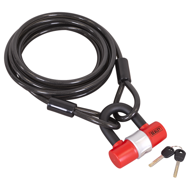 Sealey SHGCL5 ⏐ Motorcycle Cable Lock 5m