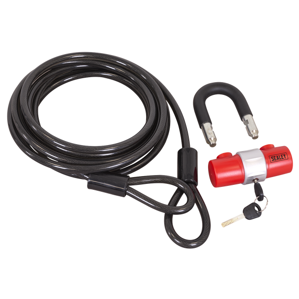 Sealey SHGCL5 ⏐ Motorcycle Cable Lock 5m