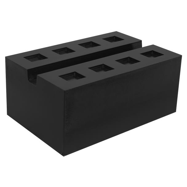 Sealey SJBEX.A03 ⏐ Slotted Rubber Support Block for Viking Jacking Beams 80mm