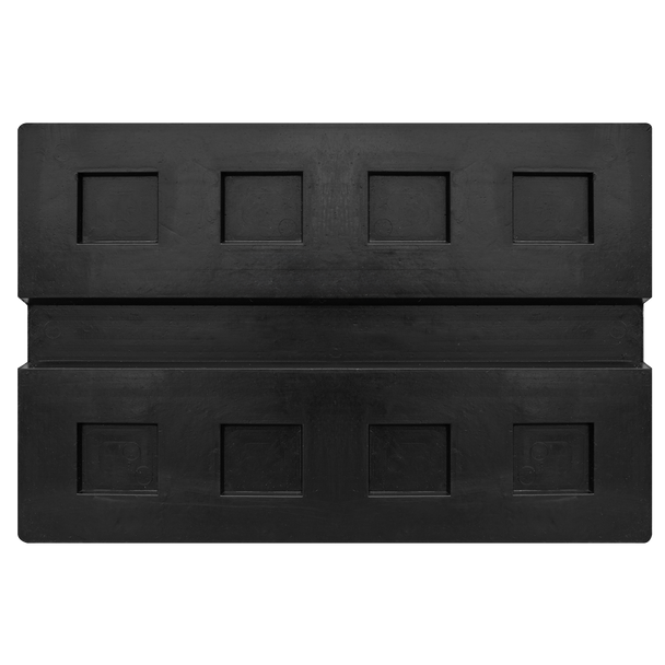 Sealey SJBEX.A03 ⏐ Slotted Rubber Support Block for Viking Jacking Beams 80mm