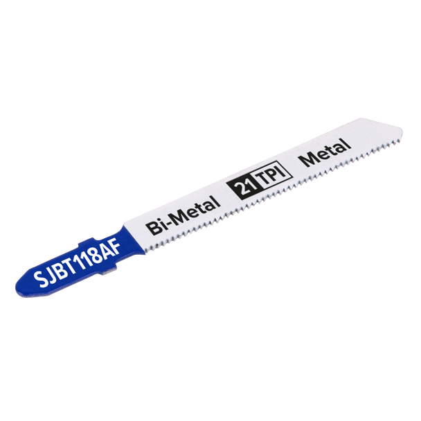 Sealey SJBT118AF ⏐ Jigsaw Blade for Metal 75mm 21tpi - Pack of 5