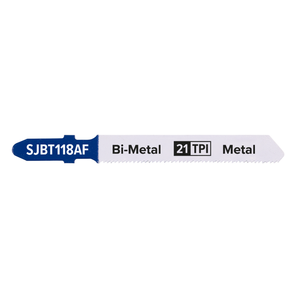 Sealey SJBT118AF ⏐ Jigsaw Blade for Metal 75mm 21tpi - Pack of 5