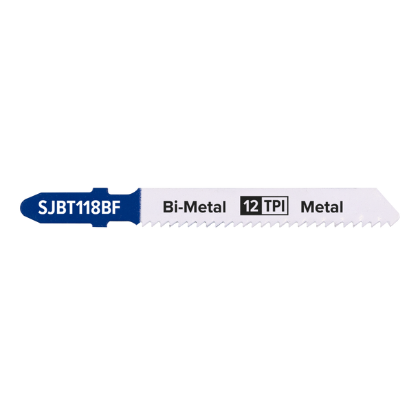 Sealey SJBT118BF ⏐ Jigsaw Blade for Metal 75mm 12tpi - Pack of 5