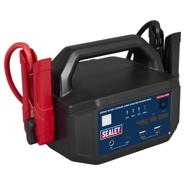 Sealey SL34S ⏐ 2500A 12/24V Lithium Jump Starter Power Pack