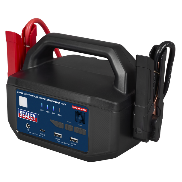 Sealey SL34S ⏐ 2500A 12/24V Lithium Jump Starter Power Pack