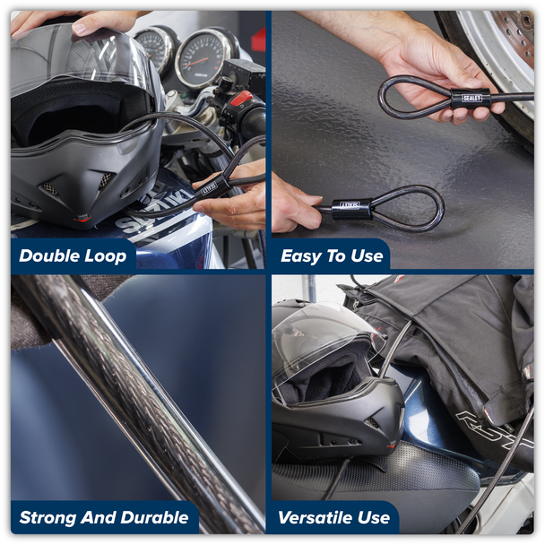 Sealey SLC5M ⏐ Steel Wire Security Cable without Lock 10mm x 5m