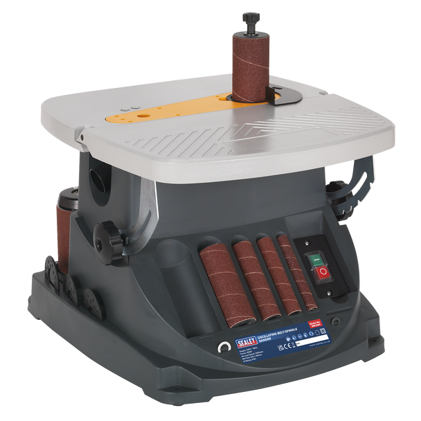 Sealey SM1300 ⏐ Oscillating Belt & Spindle/Bobbin Sander 230V