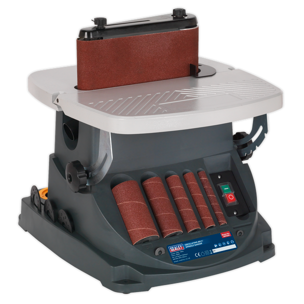 Sealey SM1300 ⏐ Oscillating Belt & Spindle/Bobbin Sander 230V