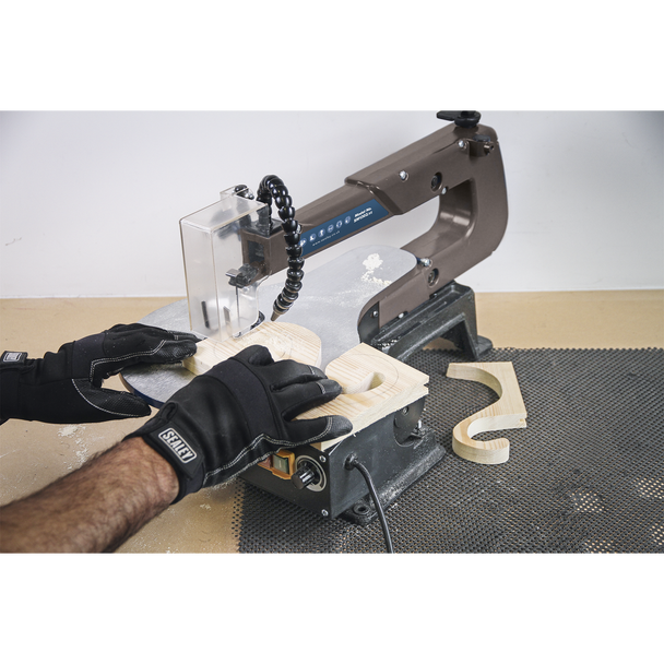 Sealey SM1302 ⏐ Variable Speed Scroll Saw 406mm Throat 230V
