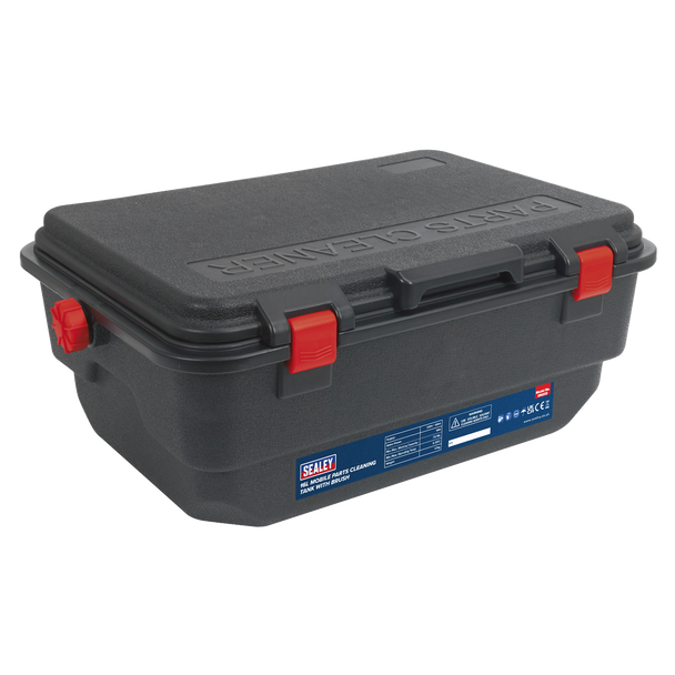 Sealey SM222 ⏐ Mobile Parts Cleaning Tank with Brush 16L