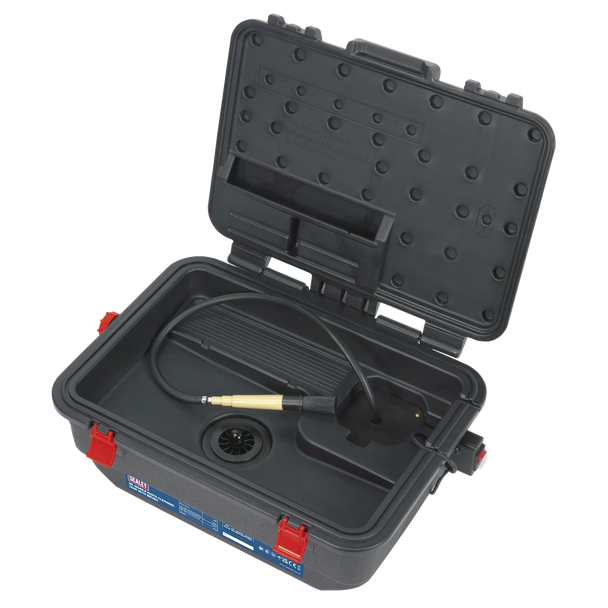 Sealey SM222 ⏐ Mobile Parts Cleaning Tank with Brush 16L