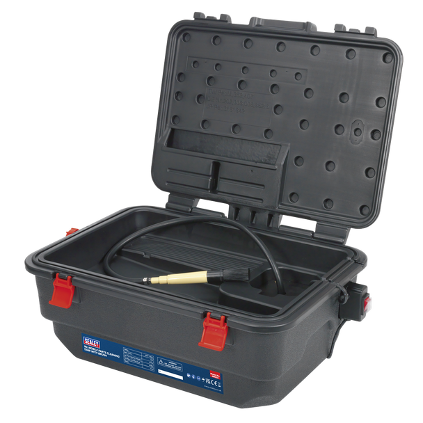 Sealey SM222 ⏐ Mobile Parts Cleaning Tank with Brush 16L