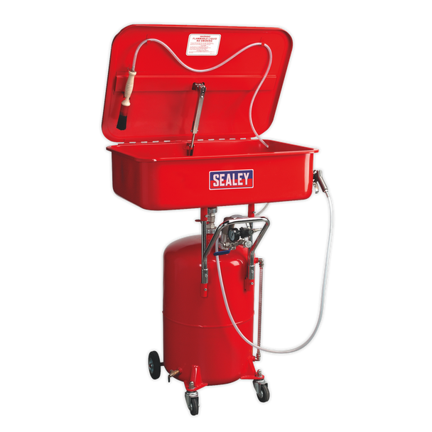 Sealey SM224 ⏐ Air Operated Mobile Parts Washer 50L with 65L Reservoir