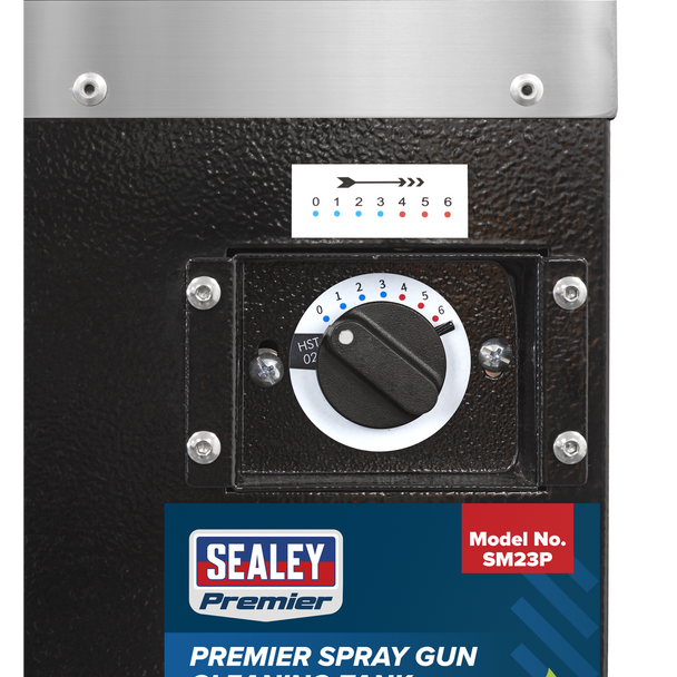 Sealey SM23P ⏐ Premier Spray Gun Cleaning Tank 2 Gun Capacity