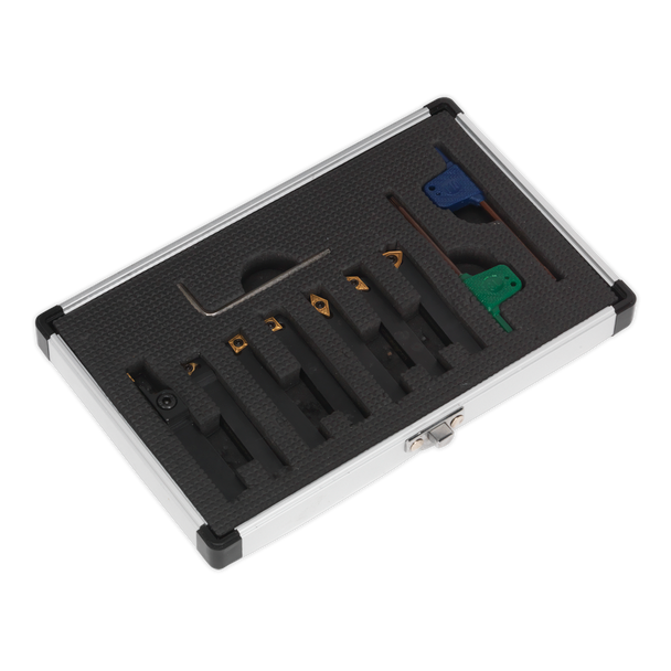 Sealey SM3025CS5 ⏐ Indexable Lathe Turning Tool Set 8mm 7pc