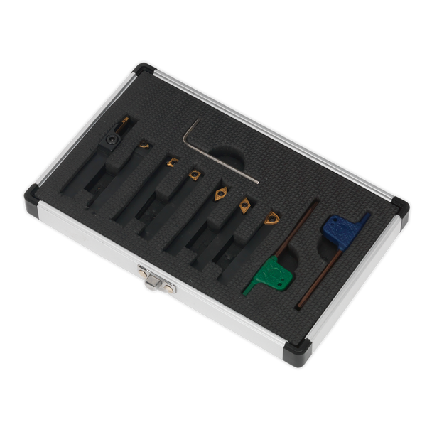 Sealey SM3025CS5 ⏐ Indexable Lathe Turning Tool Set 8mm 7pc