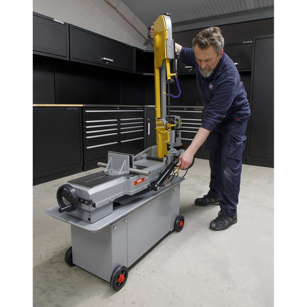 Sealey SM35CE ⏐ Horizontal Bandsaw with Hydraulic Arm 300mm