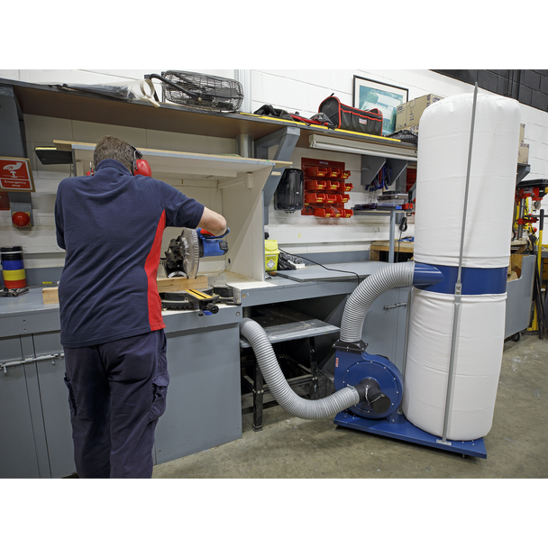 Sealey SM47 ⏐ Dust & Chip Extractor 2hp 230V