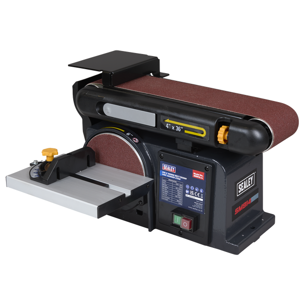Sealey SM914 ⏐ 915 x 100mm Belt/150mm Disc Sander 370W/230V