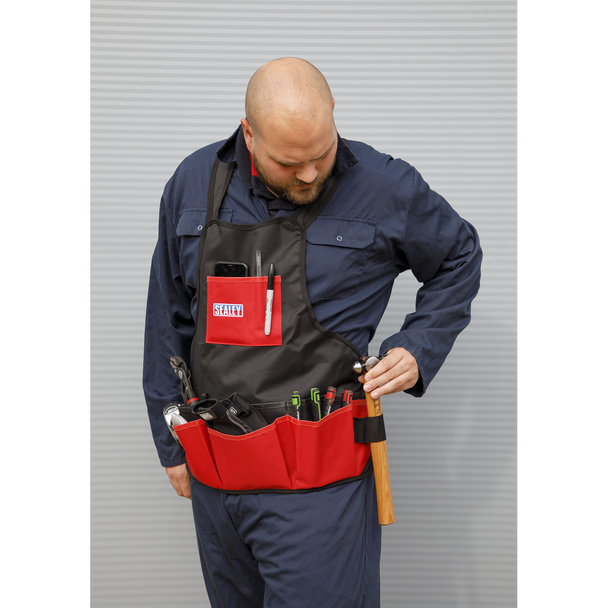 Sealey SMC44 ⏐ Mechanic's Tool Apron 16-Pocket