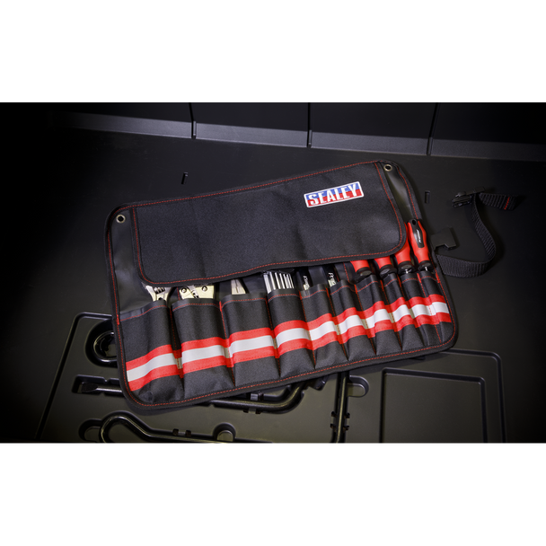 Sealey SMC45 ⏐ Tool Roll 10-Pocket