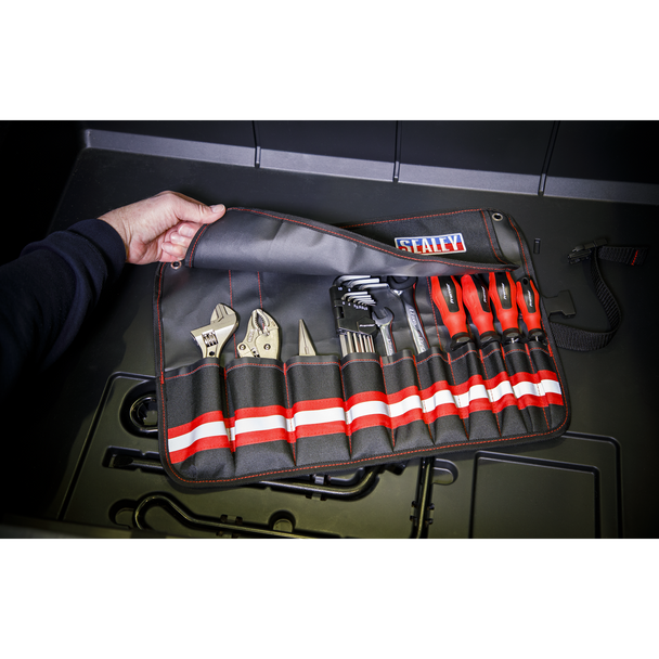 Sealey SMC45 ⏐ Tool Roll 10-Pocket