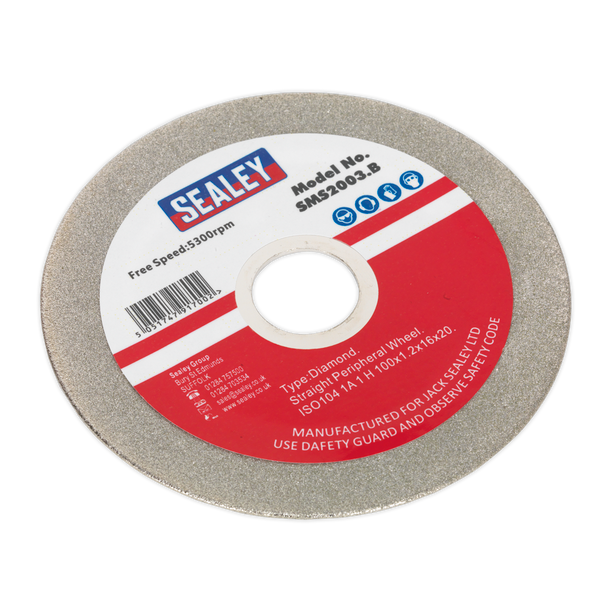 Sealey SMS2003.B ⏐ Diamond Coated Grinding Disc for SMS2003 100mm