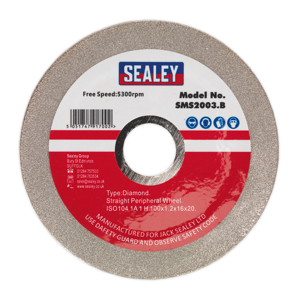 Sealey SMS2003.B ⏐ Diamond Coated Grinding Disc for SMS2003 100mm
