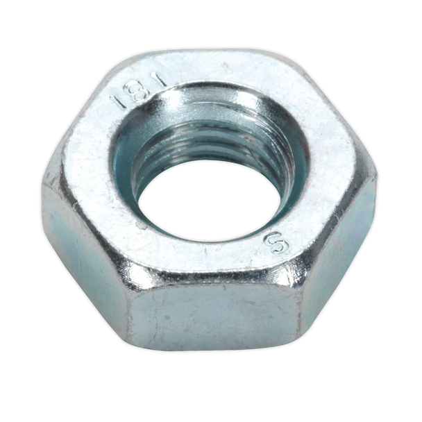 Sealey SN10 ⏐ Zinc Plated Steel Nut M10, DIN 934 - Pack of 100