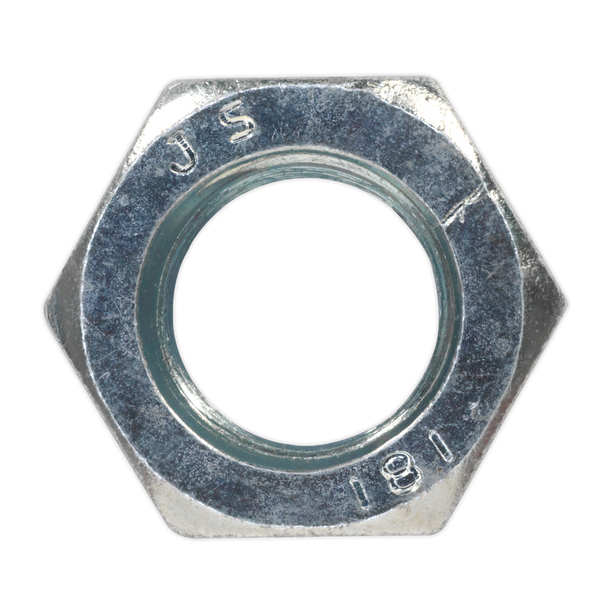 Sealey SN16 ⏐ Zinc Plated Steel Nut M16, DIN 934 - Pack of 25