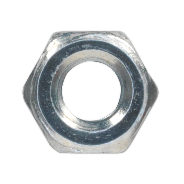 Sealey SN4 ⏐ Zinc Plated Steel Nut M4, DIN 934 - Pack of 100
