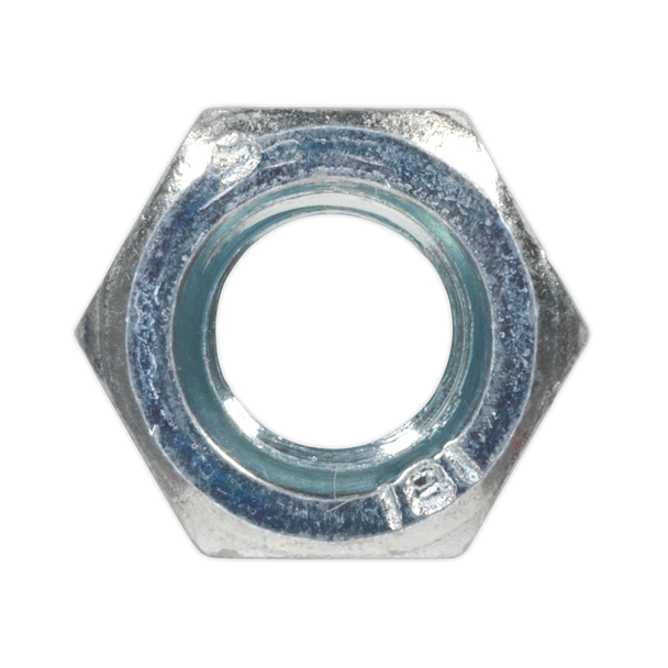 Sealey SN8 ⏐ Zinc Plated Steel Nut M8, DIN 934 - Pack of 100