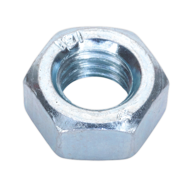 Sealey SN8 ⏐ Zinc Plated Steel Nut M8, DIN 934 - Pack of 100
