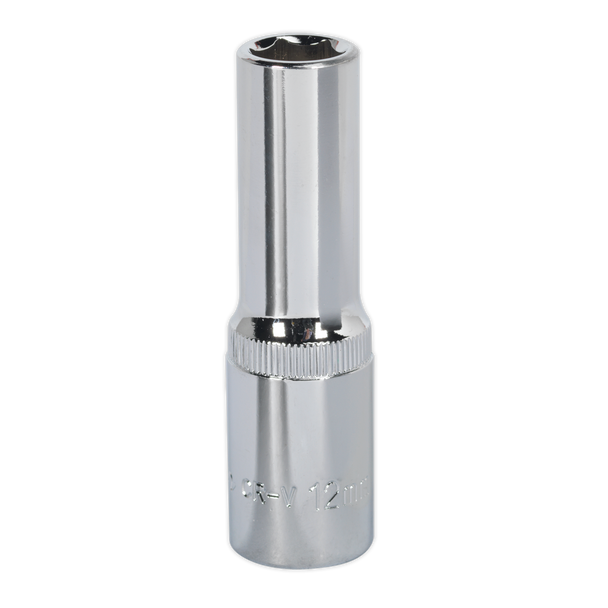 Sealey SP1212D ⏐ Premier Fully Polished Deep Socket 1/2"Sq Drive 12mm