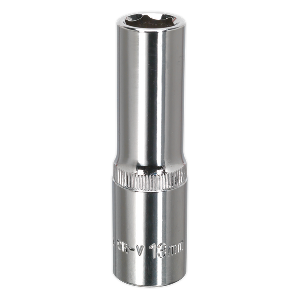 Sealey SP1213D ⏐ Premier Fully Polished Deep Socket 1/2"Sq Drive 13mm
