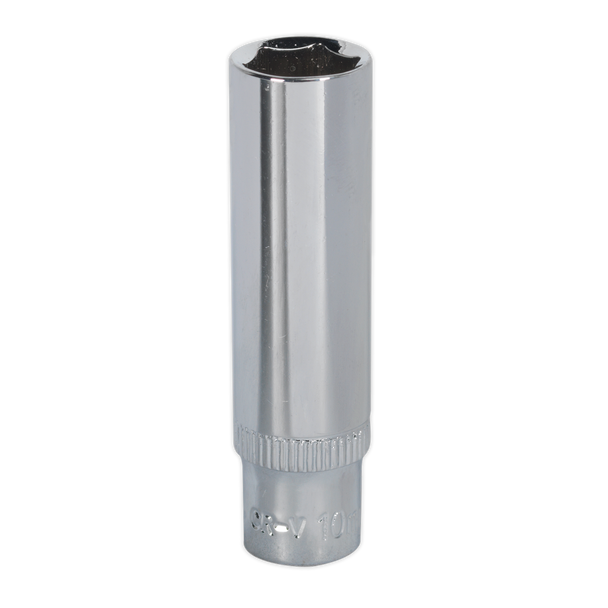 Sealey SP1410D ⏐ Premier Fully Polished Deep Socket 1/4"Sq Drive 10mm