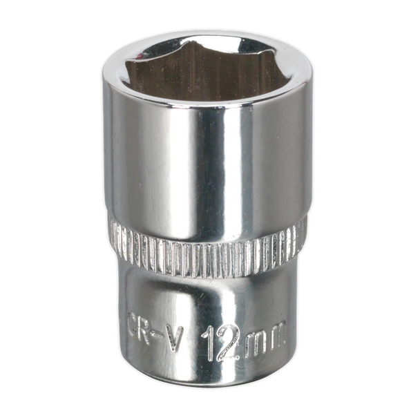 Sealey SP1412 ⏐ Premier Fully Polished Socket 1/4"Sq Drive 12mm
