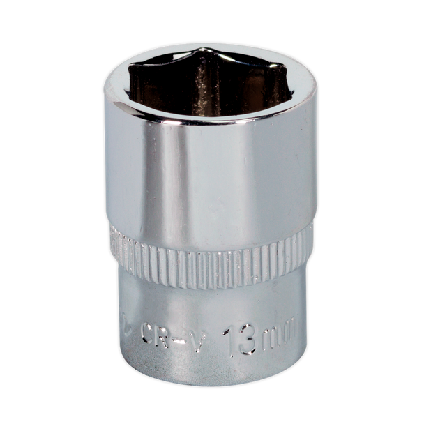 Sealey SP1413 ⏐ Premier Fully Polished Socket 1/4"Sq Drive 13mm