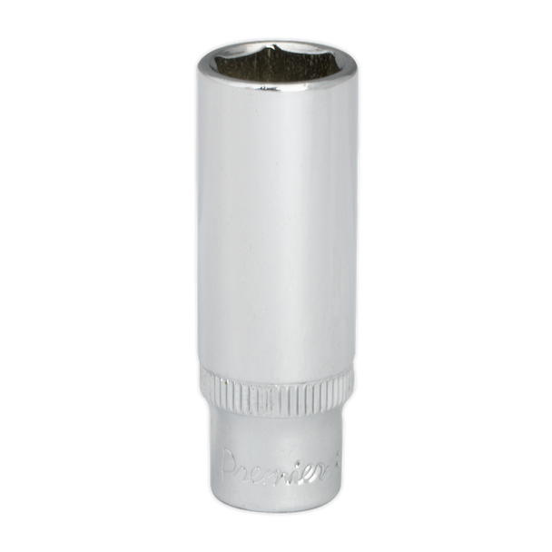 Sealey SP1413D ⏐ Premier Fully Polished Deep Socket 1/4"Sq Drive 13mm