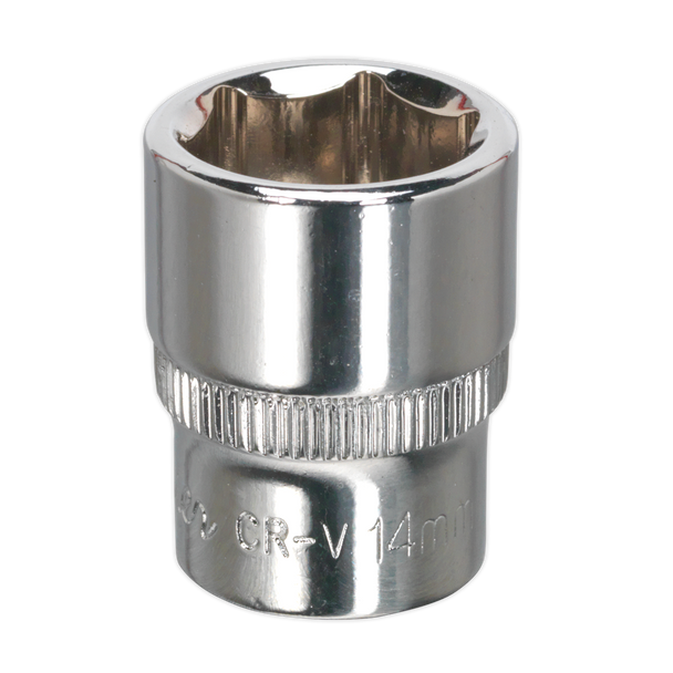 Sealey SP1414 ⏐ Premier Fully Polished Socket 1/4"Sq Drive 14mm
