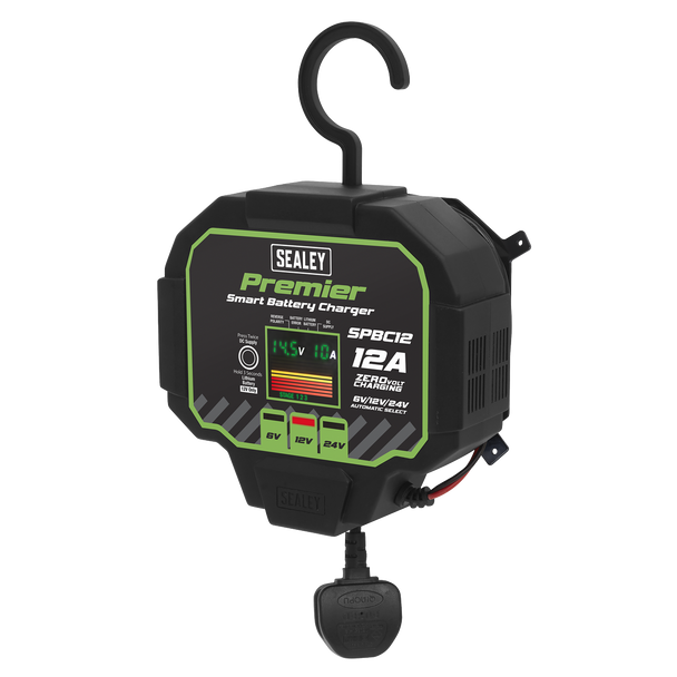 Sealey SPBC12 ⏐ Premier Fully Automatic Battery Charger & Maintainer 12A