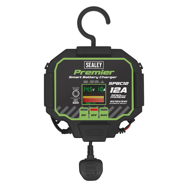 Sealey SPBC12 ⏐ Premier Fully Automatic Battery Charger & Maintainer 12A